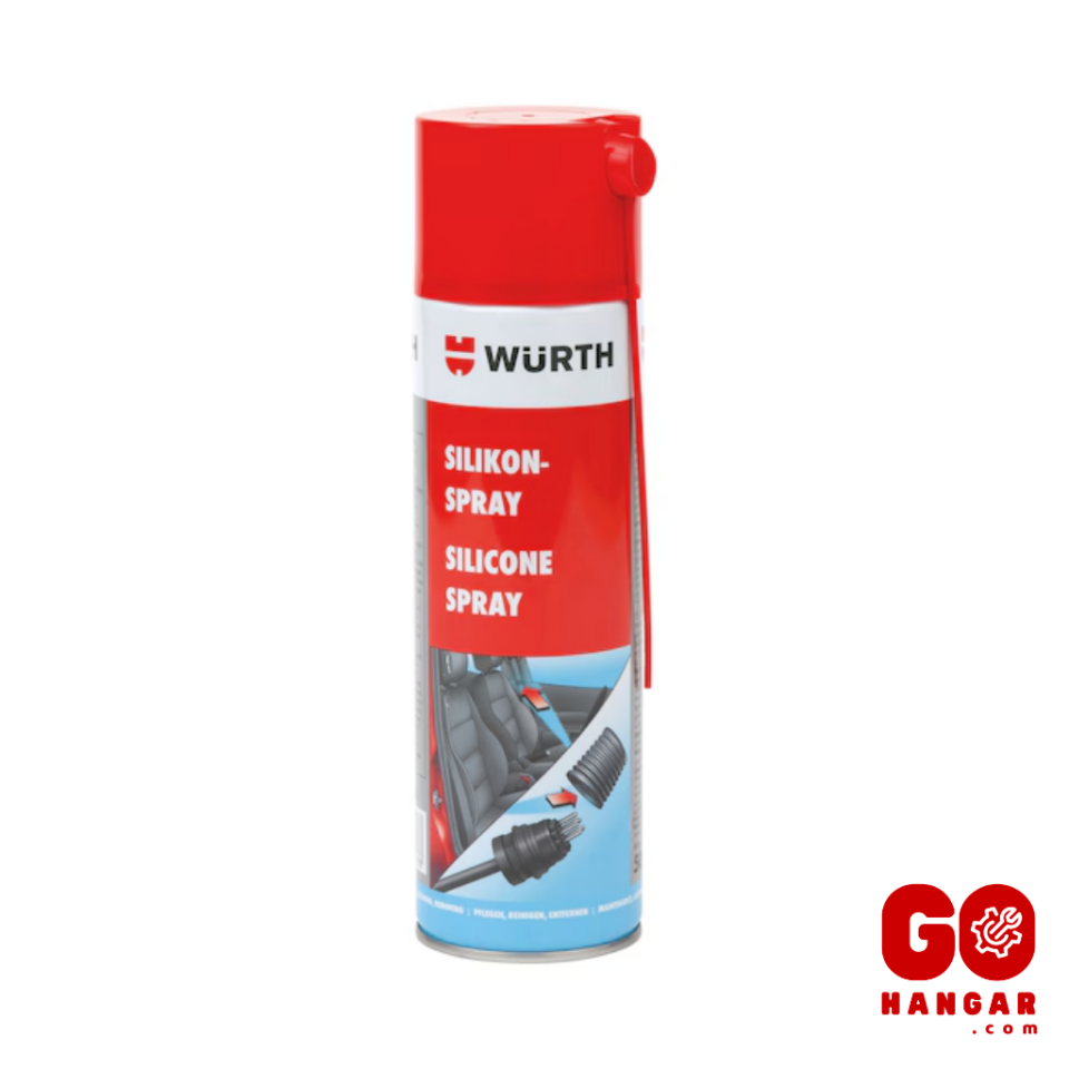 Würth Premium Çok Amaçlı Silikon Sprey - Plastik, Kauçuk ve Metal Koruyucu