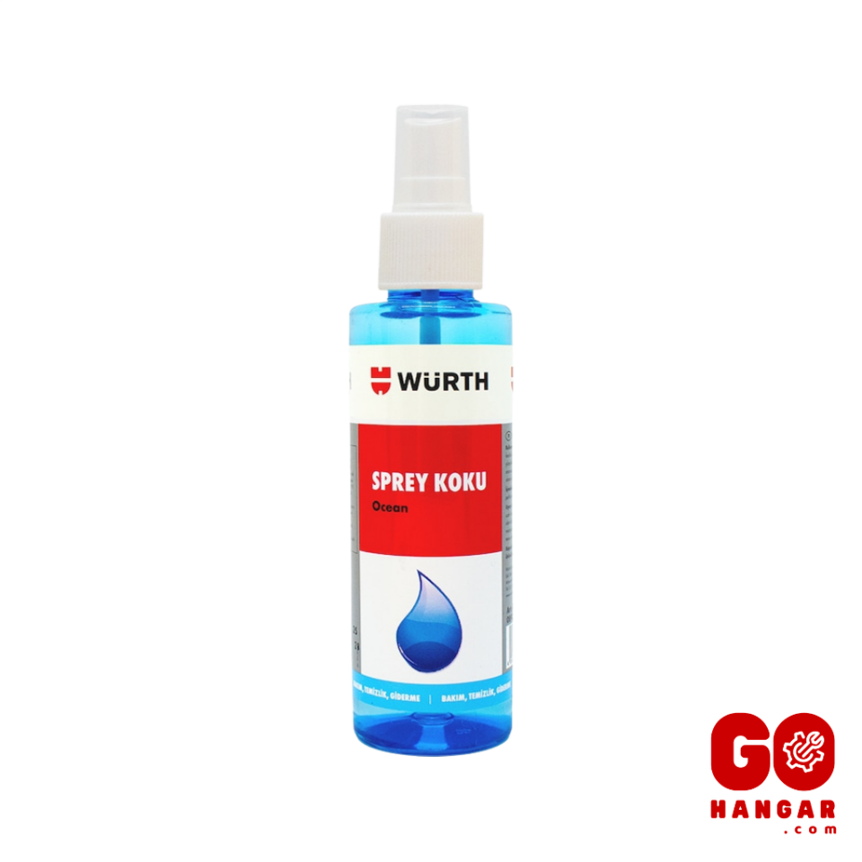 Würth Premium Sprey Araç, Oto ve Oda Kokusu - Okyanus (Ocean) Ferahlığı (150ml)
