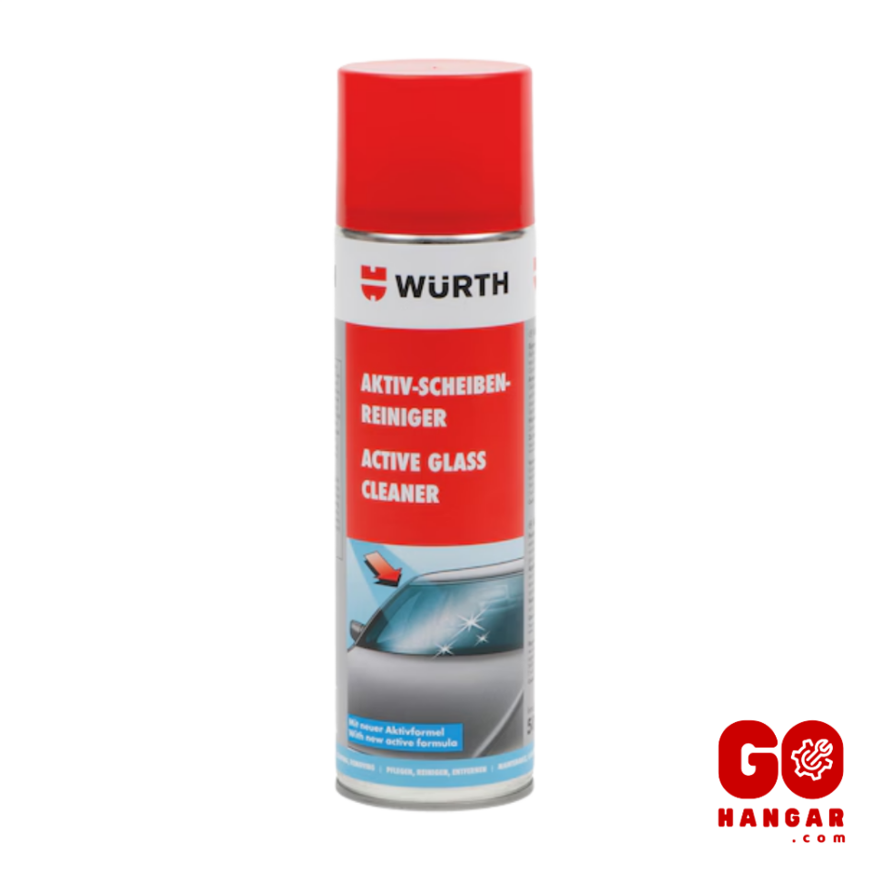 Würth Premium Aktif Cam Temizleme Köpüğü - İz Bırakmayan Limon Ferahlığı (500ml)