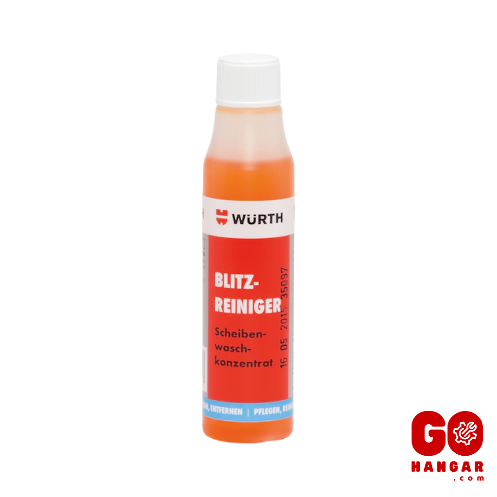 Würth Premium Konsantre Cam Temizleme Sabunu - Şeftali Kokulu Silecek Suyu Katkısı (32ml)