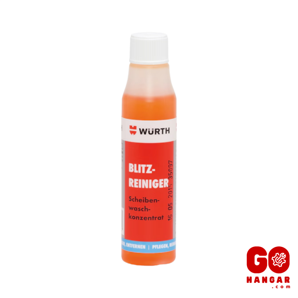 Würth Premium Konsantre Cam Temizleme Sabunu - Şeftali Kokulu Silecek Suyu Katkısı (32ml)