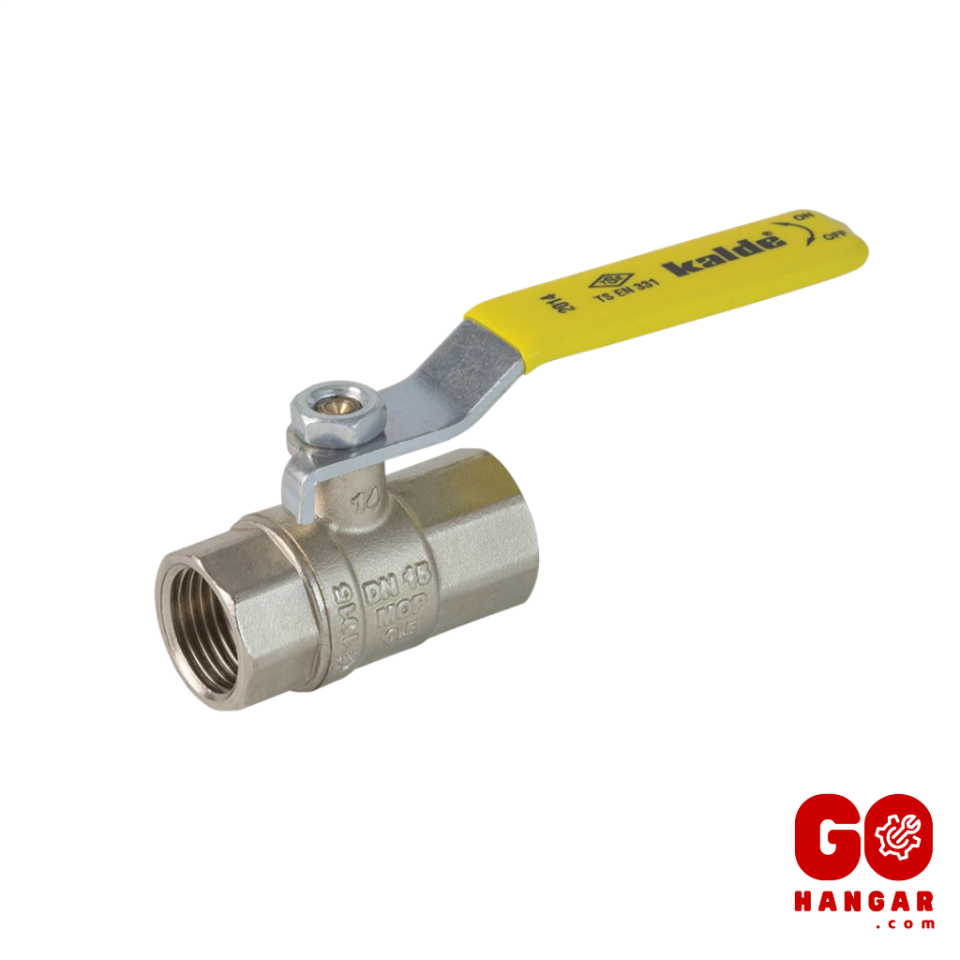 Kalde Doğalgaz Vanası TS EN 331 (Pirinç Küresel Vana)