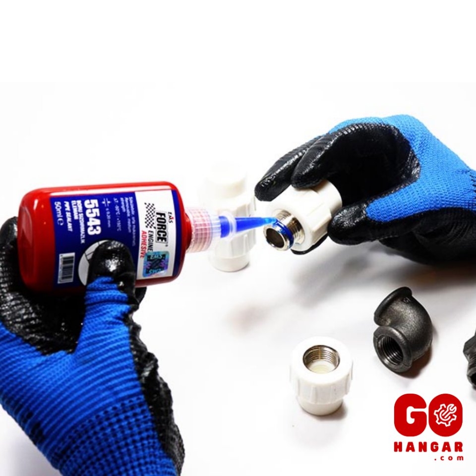 EMS FORCE 5543 Boru Sızdırmazlık Elemanı - Sıvı Conta (50 ml, 250 ml)
