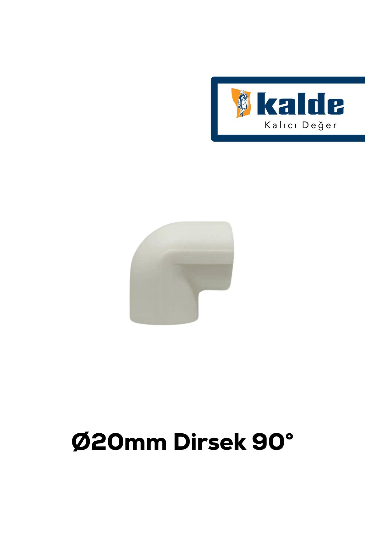 20'lik PPRC Dirsek | 1 Koli (500 Adet) | Ø20 x 90° (20 mm - 90 Derece) | Temiz Su