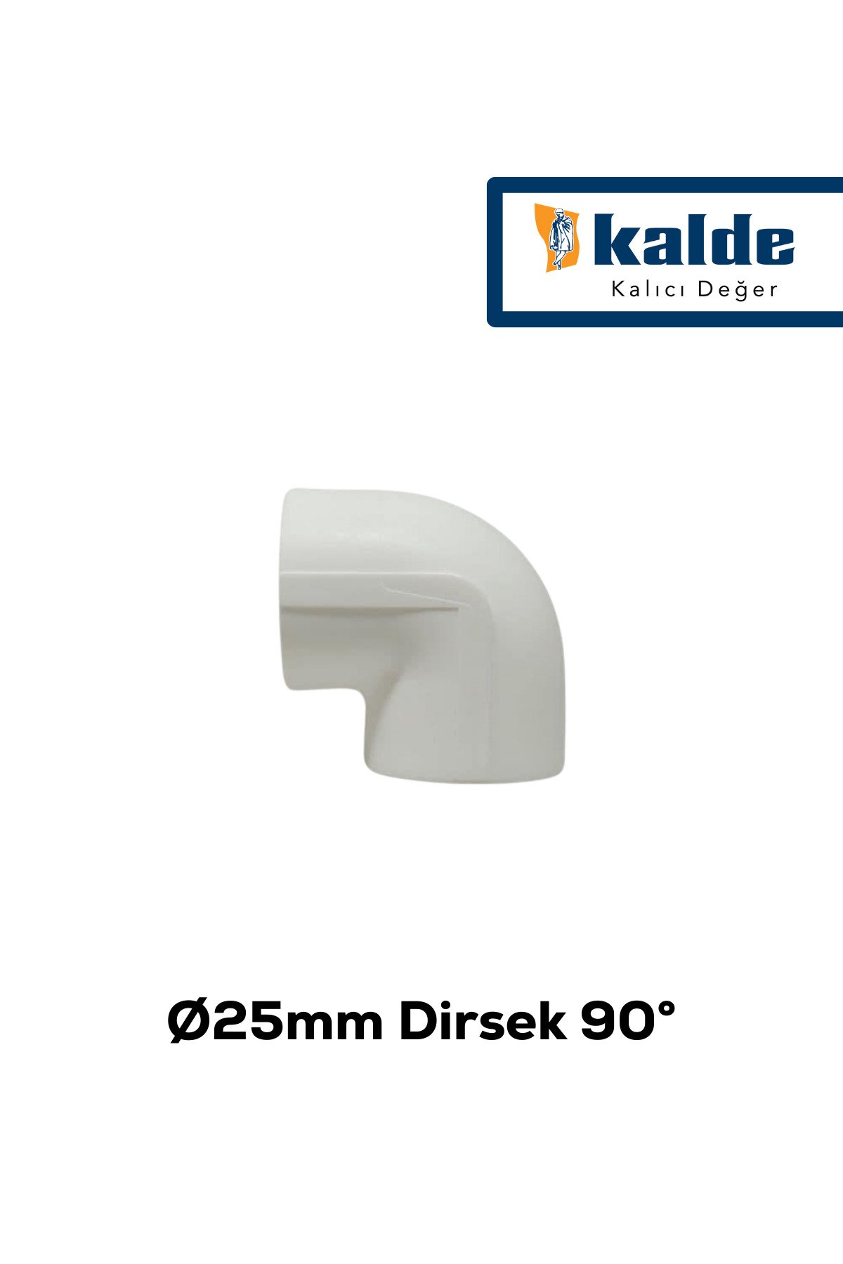 25'lik PPRC Dirsek | 1 Koli (330 Adet) | Ø25 x 90° (25 mm - 90 Derece) | Temiz Su
