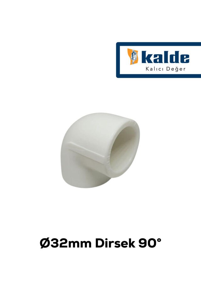 32'lik PPRC Dirsek | 1 Poşet (35 Adet) | Ø32 x 90° (32 mm - 90 Derece) | Temiz Su