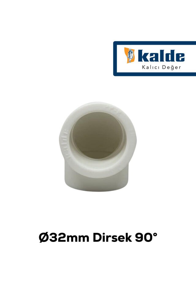 32'lik PPRC Dirsek | 1 Poşet (35 Adet) | Ø32 x 90° (32 mm - 90 Derece) | Temiz Su