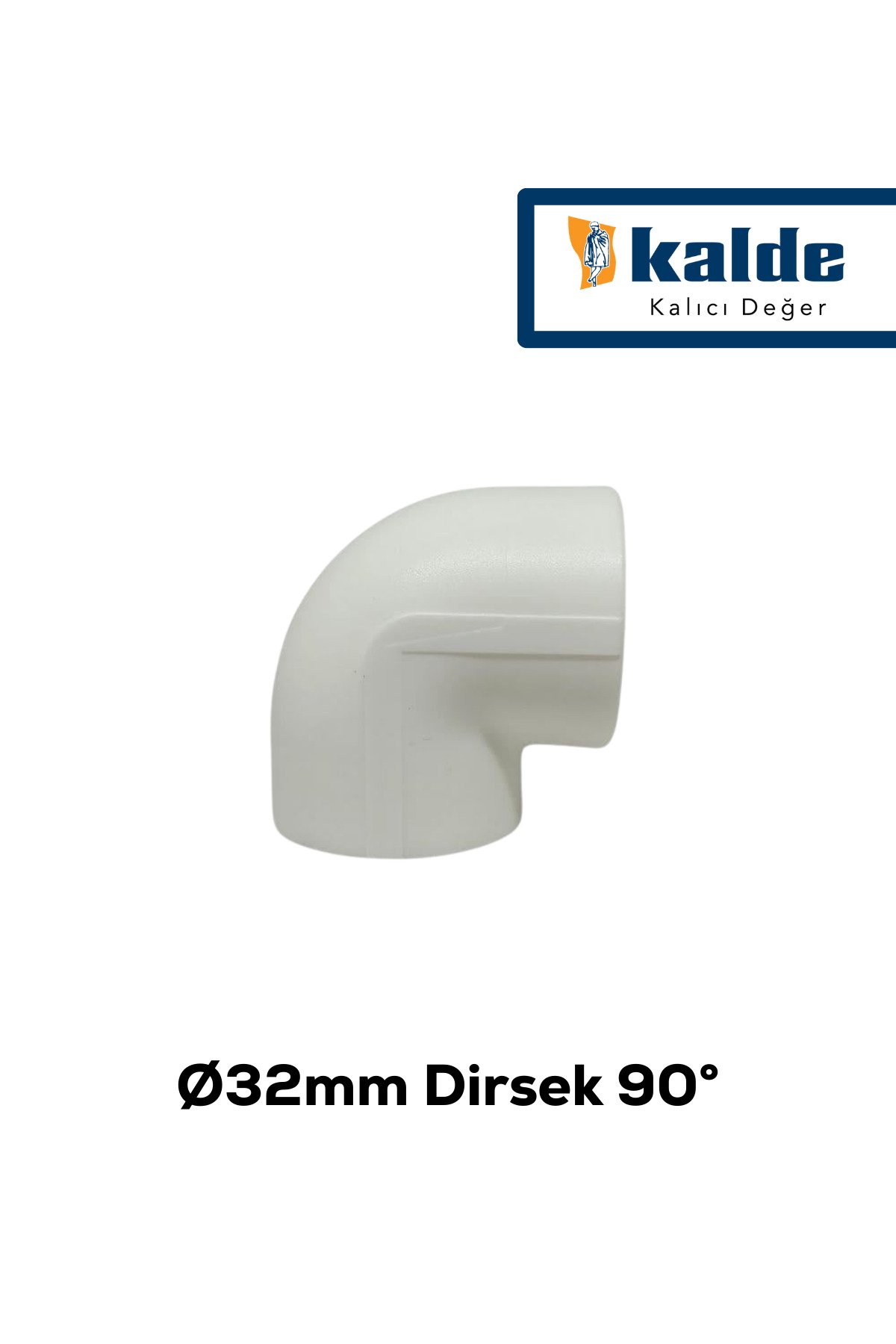 32'lik PPRC Dirsek | 1 Poşet (35 Adet) | Ø32 x 90° (32 mm - 90 Derece) | Temiz Su